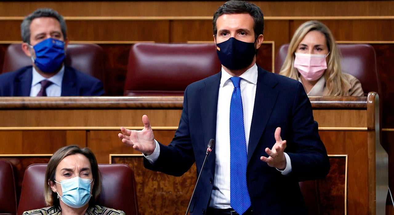 Las preguntas de Amón: "¿En el ansia de recuperar el bipartidismo, Casado le ha regalado la oposición a Abascal?" Las preguntas de Amón: "¿En el ansia de recuperar el bipartidismo, Casado le ha regalado la oposición a Abascal?"