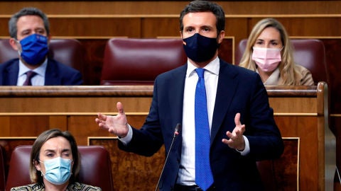 El líder popular, Pablo Casado