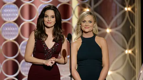 Tina Fey y Amy Poehler, las presentadoras de varias ediciones de los Globos de Oro Tina Fey y Amy Poehler, las presentadoras de varias ediciones de los Globos de Oro