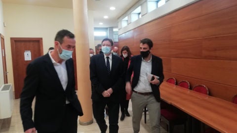 El presidente Puig en su visita a Elche