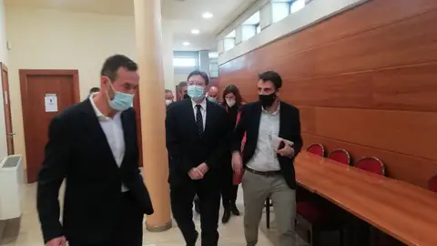 El presidente Puig en su visita a Elche El presidente Puig en su visita a Elche