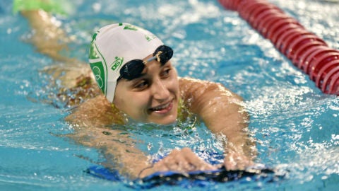 La nadadora Mar&iacute;a Delgado Nadal
