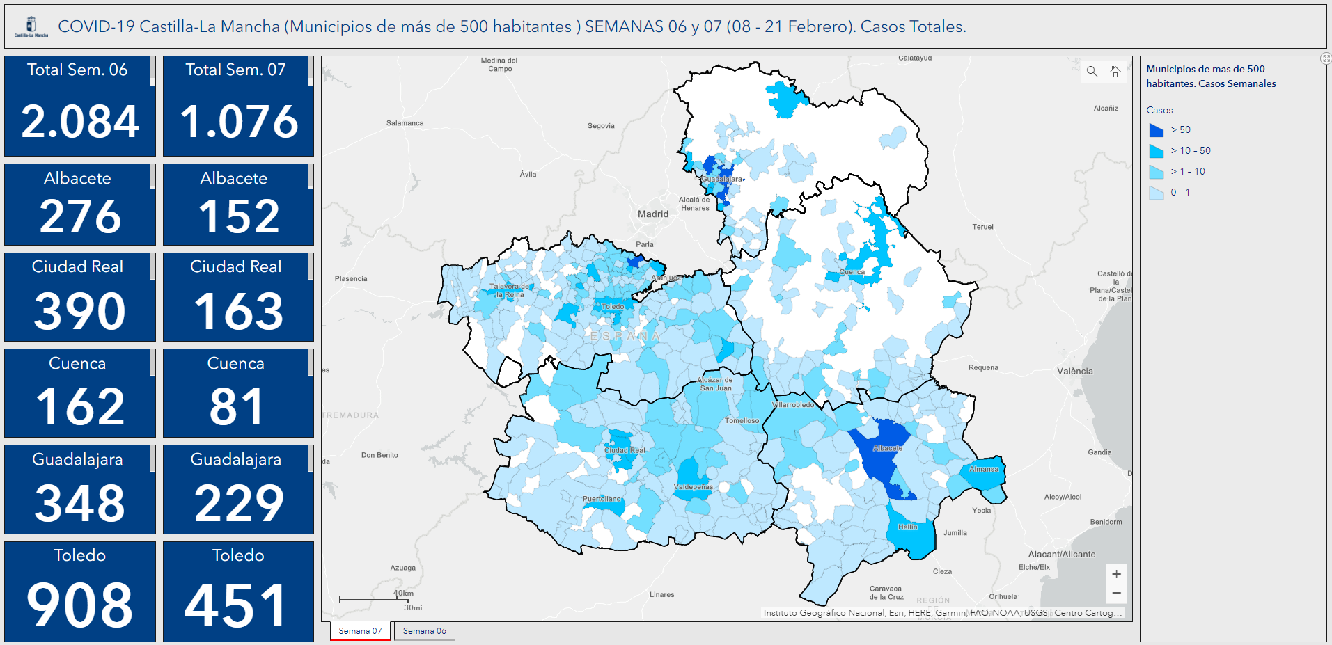 67 municipios de Ciudad Real no registraron casos de coronavirus durante la semana pasada 67 municipios de Ciudad Real no registraron casos de coronavirus durante la semana pasada