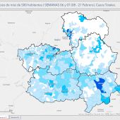 67 municipios de Ciudad Real no registraron casos de coronavirus durante la semana pasada