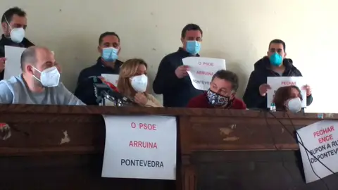 Trabajadores de Ence Pontevedra Ley de Cambio Climático