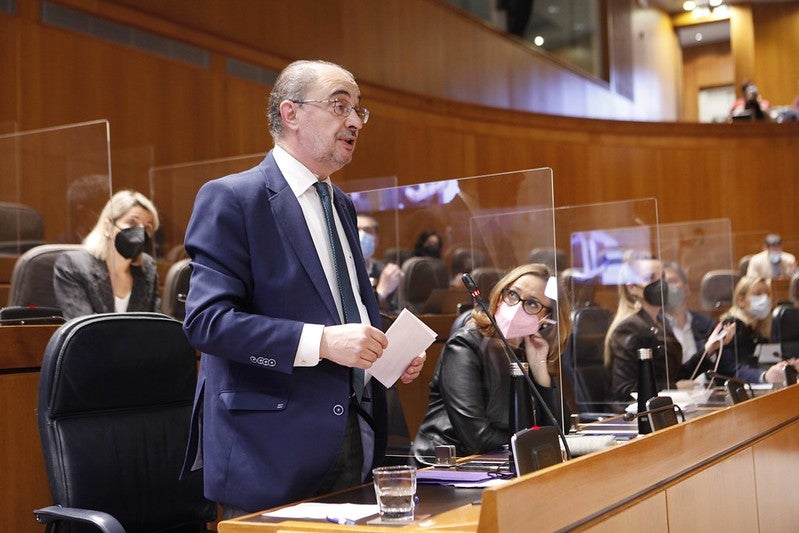 Lambán desaconseja las manifestaciones, incluido el 8-M Lambán desaconseja las manifestaciones, incluido el 8-M