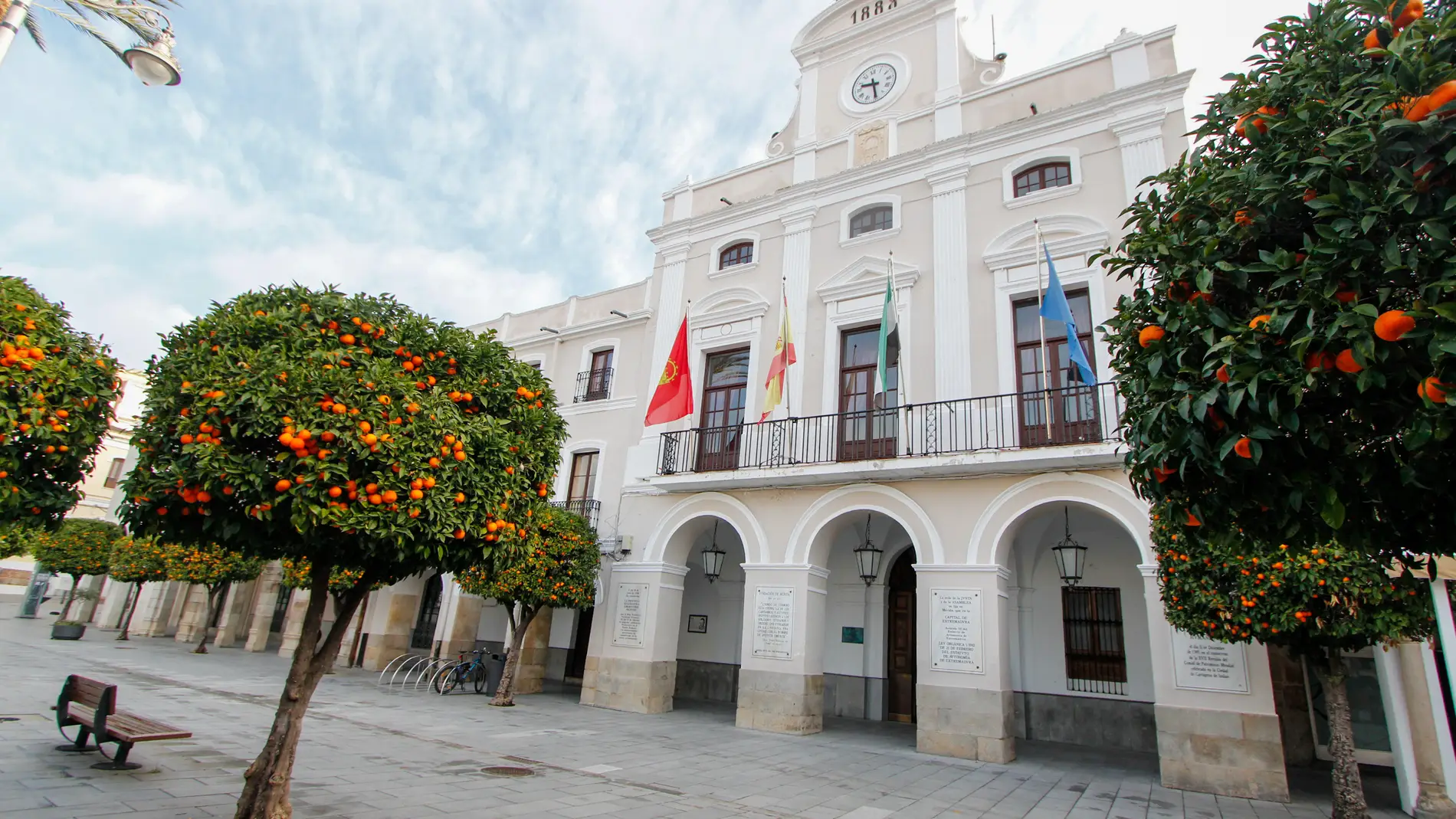 El domingo se iluminará de verde la fachada del Ayuntamiento y la fuente de la Plaza España 