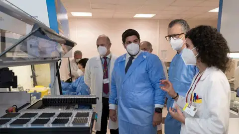 La Región de Murcia ya dispone del sistema que permitirá realizar 6.000 PCR en un solo día La Región de Murcia ya dispone del sistema que permitirá realizar 6.000 PCR en un solo día