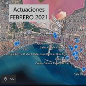 Se ha dado a conocer las diferentes actuaciones que han llevado a cabo los trabajadores municipales del Departamento de Obras y Servicios 