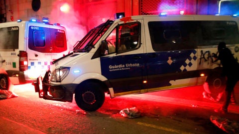 Disturbios en Barcelona