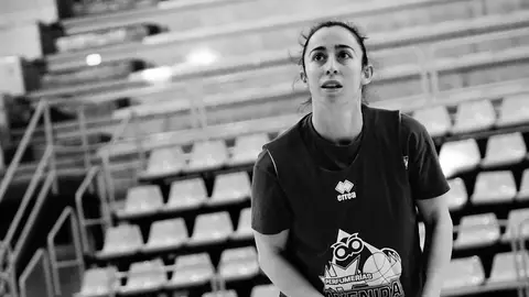 La jugadora de Perfumerías Avenida, Silvia Domínguez. La jugadora de Perfumerías Avenida, Silvia Domínguez.