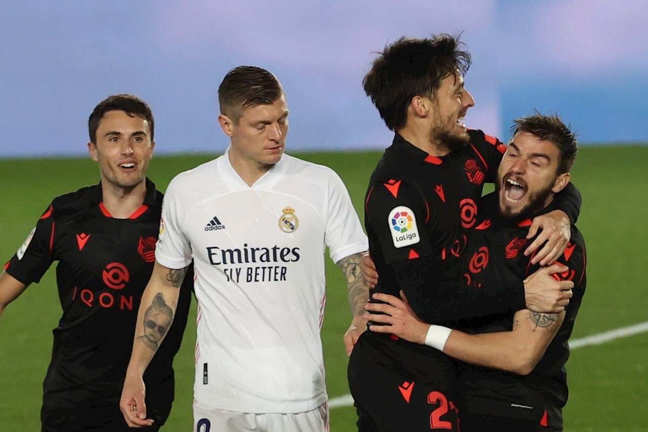 Vinicius rescata un punto para el Real Madrid ante la Real Sociedad Vinicius rescata un punto para el Real Madrid ante la Real Sociedad