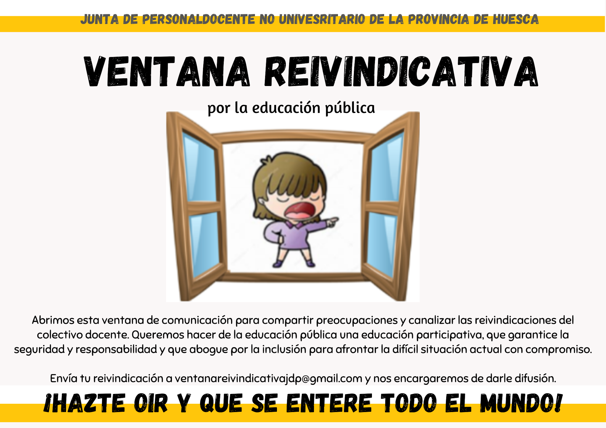 Movilizaciones para reclamar más plantilla, menos ratio y mayor seguridad Movilizaciones para reclamar más plantilla, menos ratio y mayor seguridad
