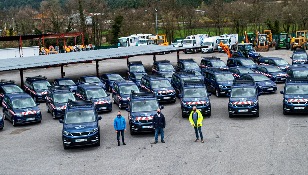 nova frota de vehículos da Deputación de Ourense
