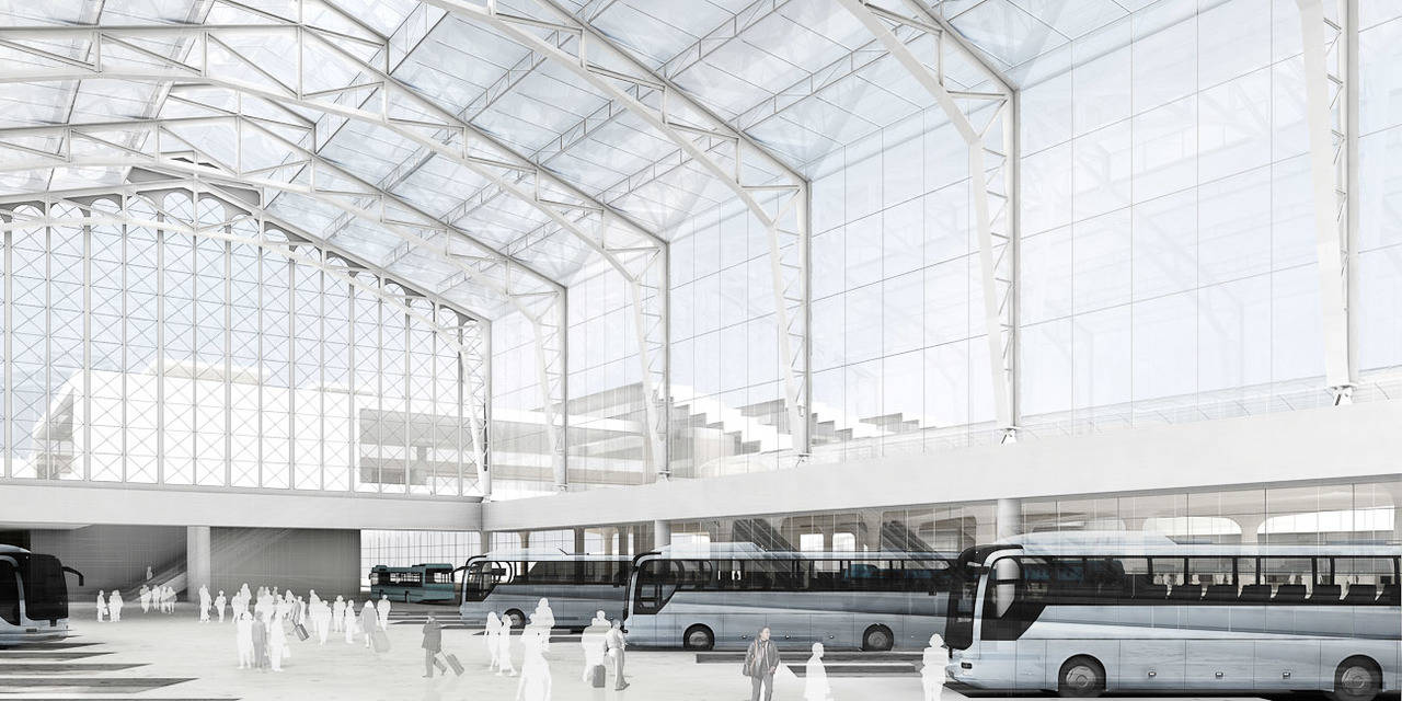 Finalizan las obras de la nueva estación de autobuses de Santiago Finalizan las obras de la nueva estación de autobuses de Santiago