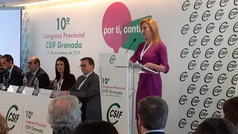 Victoria Pineda, Presidenta CSIF Granada Sindicatos