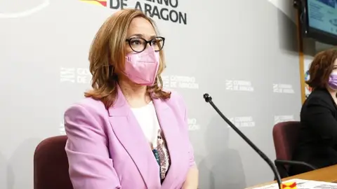 Mayte Pérez y María Goikoetxea, durante la rueda de prensa Mayte Pérez y María Goikoetxea, durante la rueda de prensa
