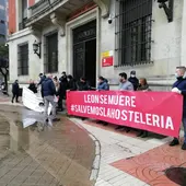 Protestas de la Hostelería en León Protestas de la Hostelería en León