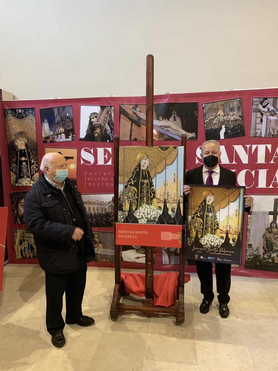 La Virgen de la Soledad iliustra el cartel de la Semana Santa de Palencia La Virgen de la Soledad iliustra el cartel de la Semana Santa de Palencia