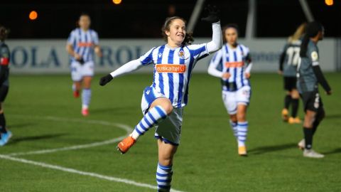 Nerea Eizagirre, jugadora de la Real Sociedad