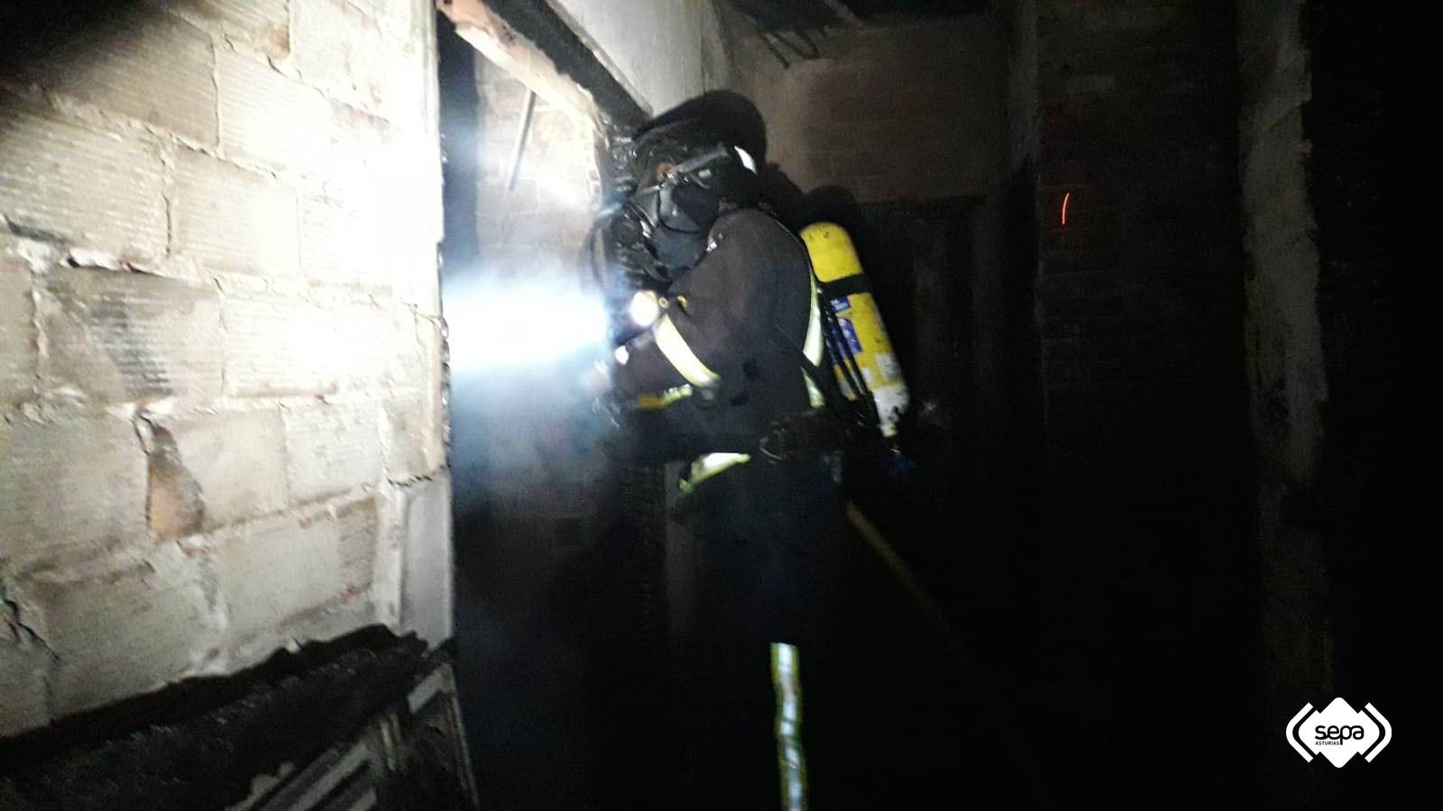 Fallece uno de los afectados del incendio de Ribadesella Fallece uno de los afectados del incendio de Ribadesella