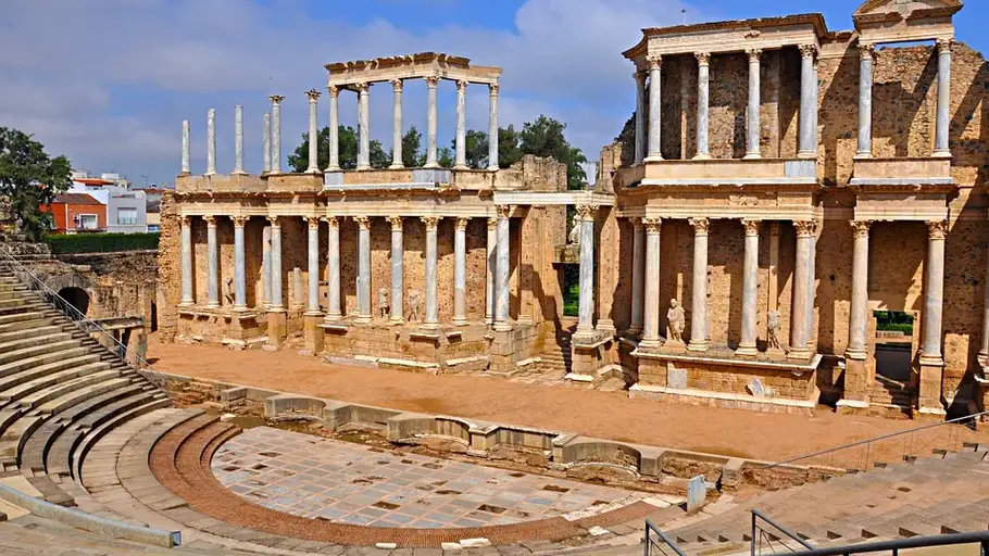Mérida, ruinas romanas. Mérida, ruinas romanas.