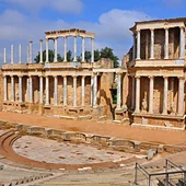 Mérida, ruinas romanas. Mérida, ruinas romanas.