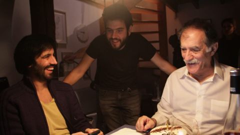 Un momento del rodaje de "Gastos Incluidos" Un momento del rodaje de "Gastos Incluidos"
