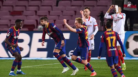 Remontada del FC Barcelona ante el Sevilla FC en las semifinales de la Copa del Rey Remontada del FC Barcelona ante el Sevilla FC en las semifinales de la Copa del Rey
