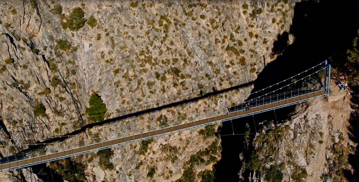 Las espectaculares imágenes del puente de El Saltillo Las espectaculares imágenes del puente de El Saltillo
