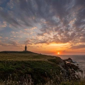 Puesta de sol en Coruña Puesta de sol en Coruña