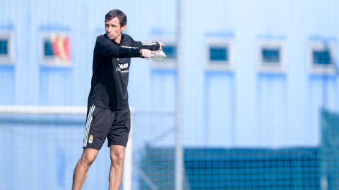 Ciganda en un entrenamiento en El Requex&oacute;n