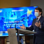 Alfonso Fernández Mañueco en rueda de prensa
