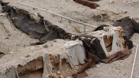 HUERMUR denuncia los derrumbes y el lamentable estado del yacimiento de San Esteban