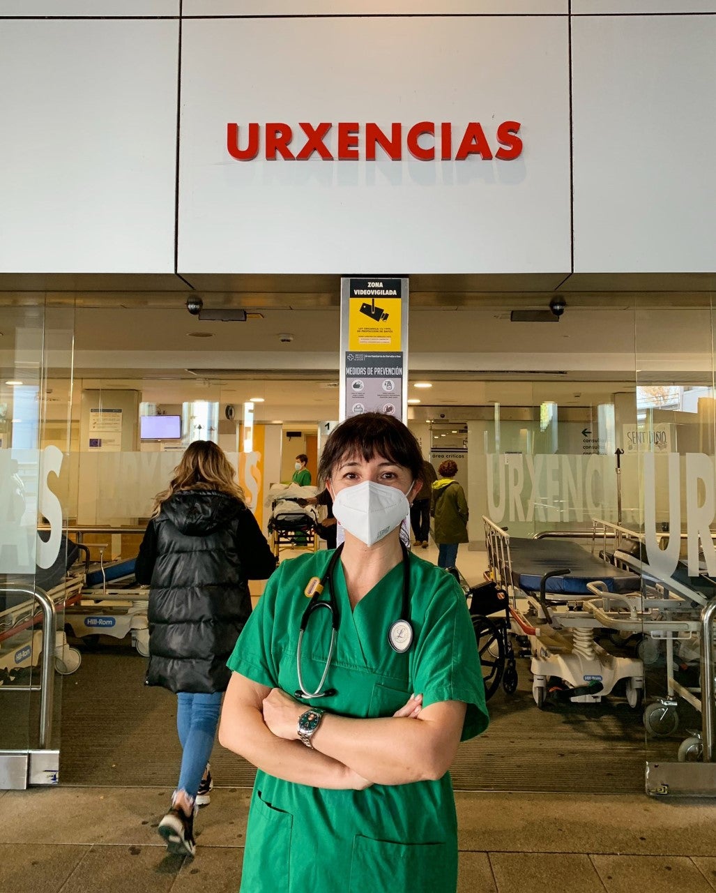 Ana García Trincado, médica que atendió al primer caso confirmado de Covid en Galicia: "Fue un shock" Ana García Trincado, médica que atendió al primer caso confirmado de Covid en Galicia: "Fue un shock"