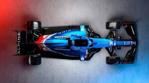 Monoplaza Alpine con el que Fernando ALonso regresar&aacute; a la F-1
