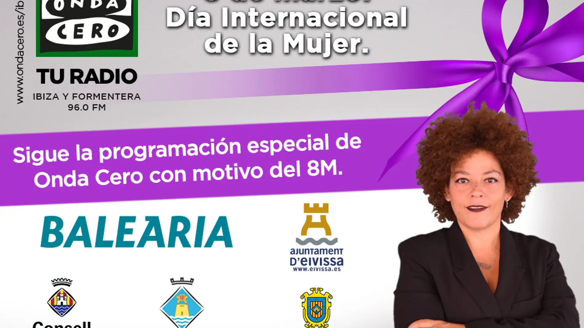 8m Día Internacional de la Mujer en Onda Cero Ibiza y Formentera