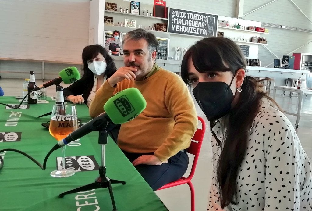 Una mesa "de cine", desde Cervezas Victoria Una mesa "de cine", desde Cervezas Victoria
