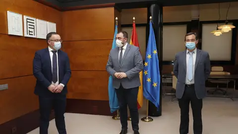 Reunión de CAC-Asprocon con el Presidente del Principado Reunión de CAC-Asprocon con el Presidente del Principado