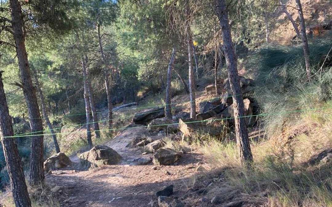 Vuelven las trampas para deportistas en caminos de Alcañiz Vuelven las trampas para deportistas en caminos de Alcañiz