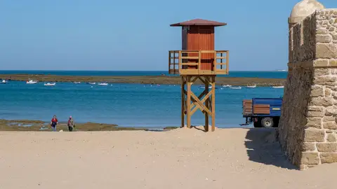 Una playa de Cádiz