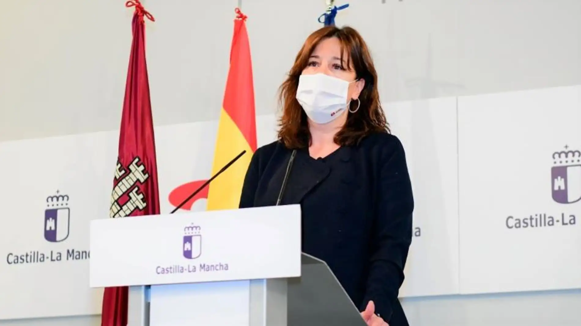 Blanca Fernández, consejera portavoz del Gobierno de CLM
