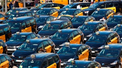 Taxistas de Barcelona 
