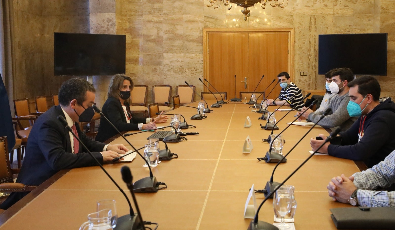 Los trabajadores de Ence califican de "satisfactorios" los compromisos de la Ministra de Transición Ecológica Los trabajadores de Ence califican de "satisfactorios" los compromisos de la Ministra de Transición Ecológica