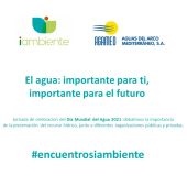 Perfiles del ámbito político, industrial, médico y medioambiental debatirán sobre la importancia del agua y los proyectos de futuro del sector 