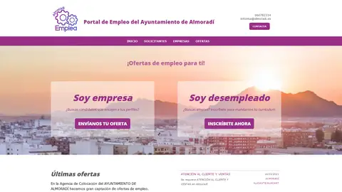 La concejalía de Empleo, pone en marcha un nuevo portal de empleo con la intención de ayudar tanto a aquellas personas que están buscando empleo como a las empresas que necesiten trabajadores para poder ofrecer sus servicios empleo