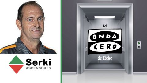 El entrenador del BM: Huesca, Jos&eacute; Francisco Nolasco, sube esta semana en Onda Cero Elche con Ascensores Serki.