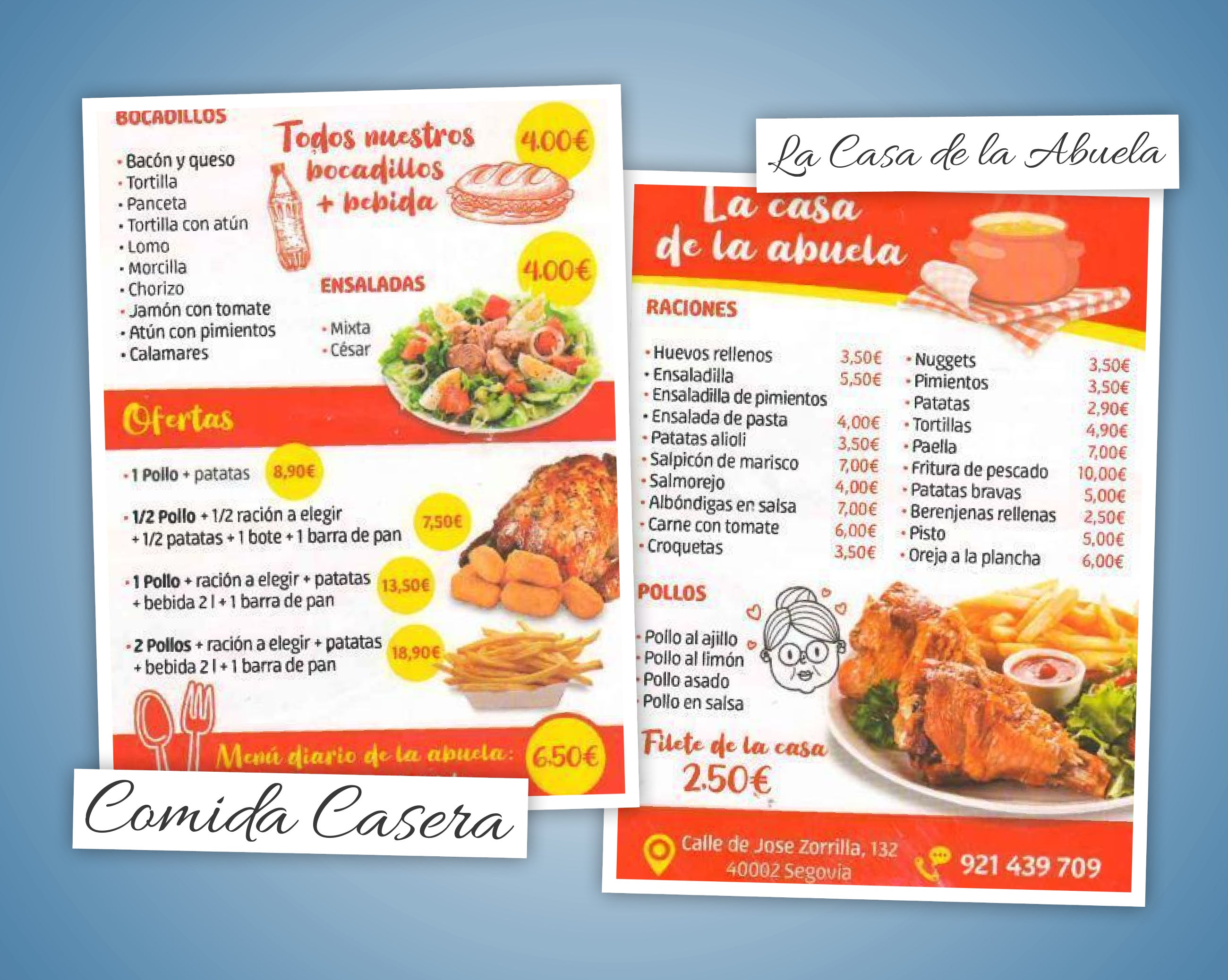 La comida casera de La Casa de la Abuela La comida casera de La Casa de la Abuela
