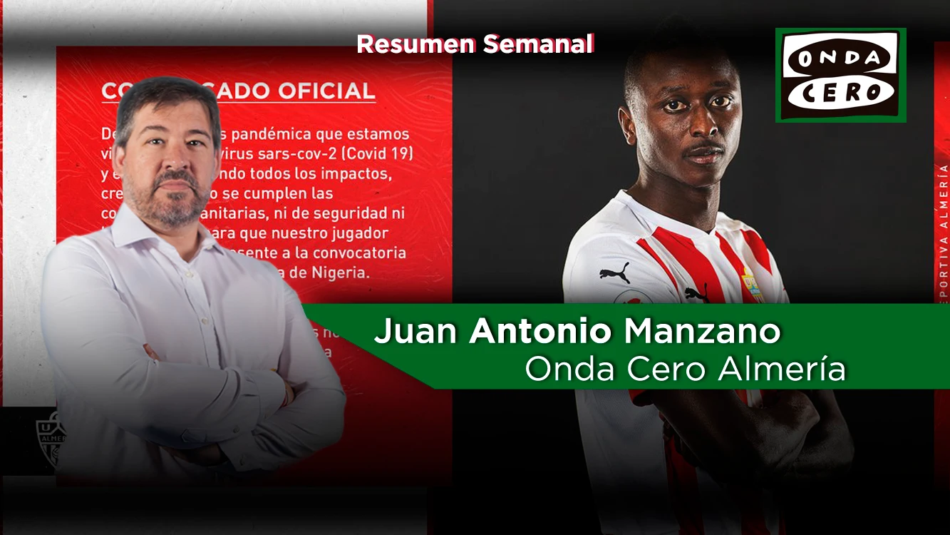 Resumen Semanal de la UD Almeria Juan Antonio Manzano