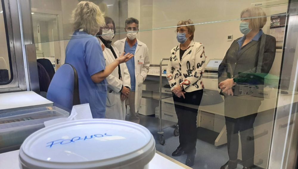 Visita de la consellera de Sanidad al Hospital General de Elda.